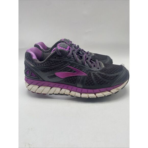 Brooks Shoes - Brooks Shoes Women Size 6 Ariel Running  Black Purple Athletic 3672